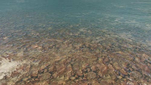 Rocky Shore Of The Sea