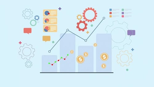 Stocks And Investments Animation