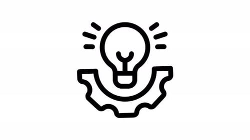 setting line icon animation