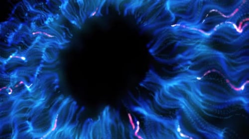 Celestial Observer Blue Eye Motion Graphics 4 2K