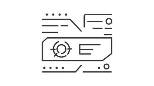 Hud display line animation