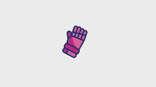 Animiertes Handschuh-Symbol