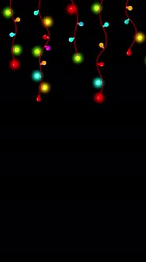 Christmas Lights Frame Loop V6