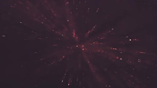 Yellow Glowing Lights Animation Loop