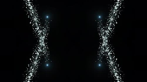 Fundo de partículas cintilantes