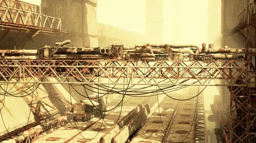 Abandoned Oil Terminal Shows Signs of Decay and Destruction Over Time