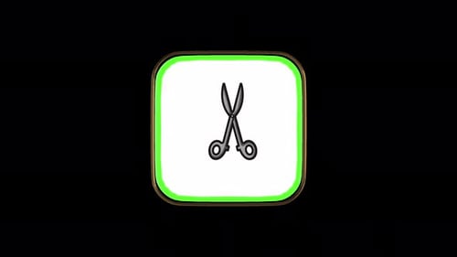 Sketchy Scissors Icon Animation