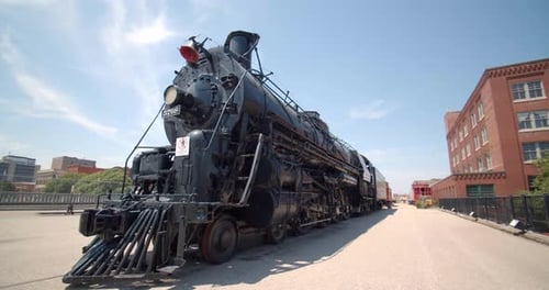 Vintage Santa Fe Train at Wichita Museum