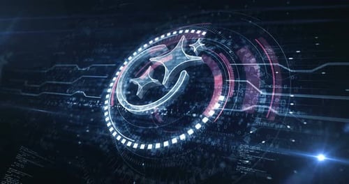 Artificial intelligence Ai symbol digital concept loop