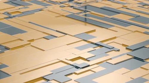 Animated 3D geometric loop background