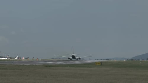 Airport Airplane Take Off