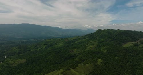Tropical Mountain in Mindanao Philippines