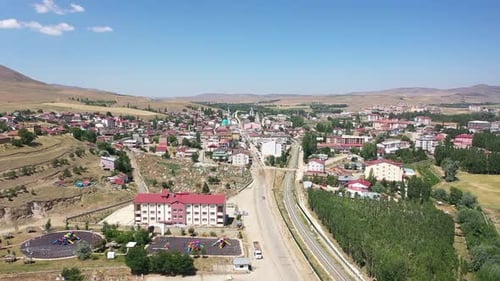 Aerial View Of Yildizeli Town Of Sivas City 4
