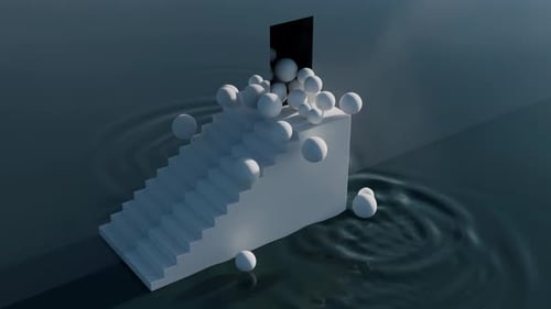 3D Loop Satisfying Falling Balls