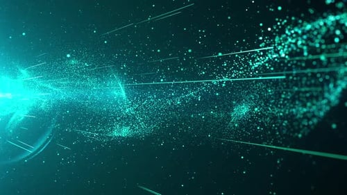 Emerald Galaxy Light Background