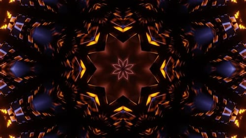 Colorful Glowing Loop Background