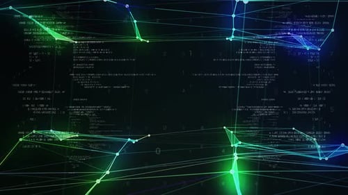 Fondo de animación Abstract Plexus