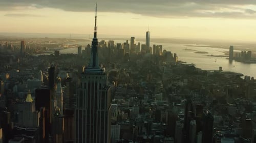 New York, United States of America CIRCA 2018: Aerial View of The