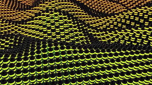 3D abstract waving background