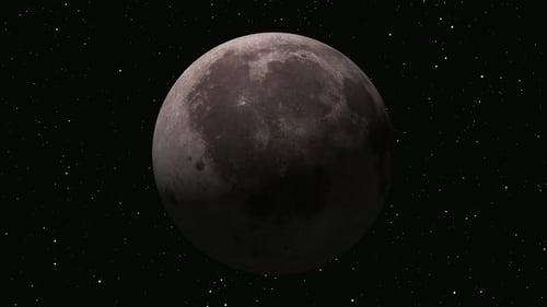Realistic full moon with star background Vd1156