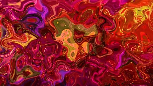 Vibrant Abstract Fluid Liquid Motion Background Loop