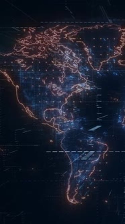 Vertical Video Detailed CG Animation Map