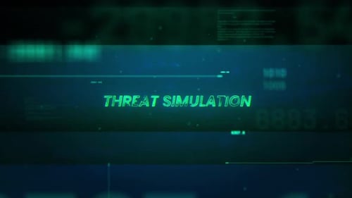 Digital Glitch Text Title Reveal Opener