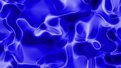 Abstract Blue Fluid Energy Flow Background
