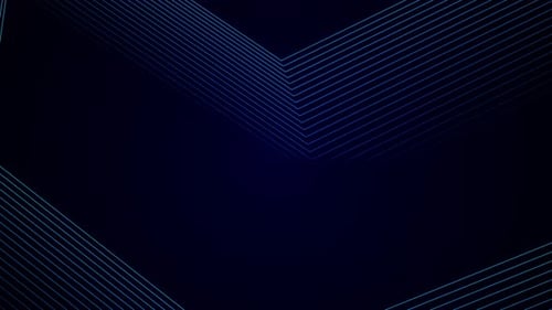 Animated Geometric Blue Lines Loop Background