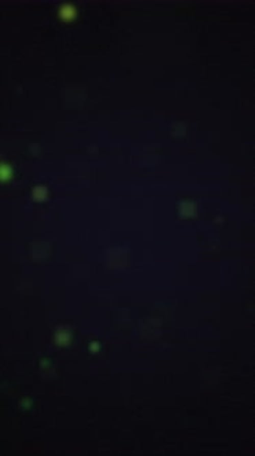 Green Bokeh Lights Abstract Glow Dark Particles