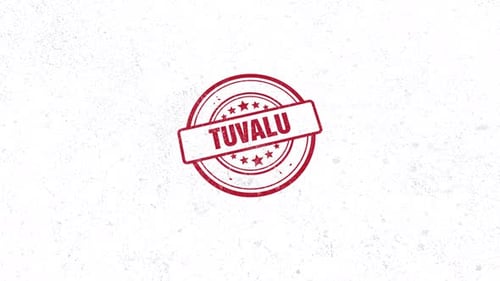Tampon en caoutchouc Tuvalu