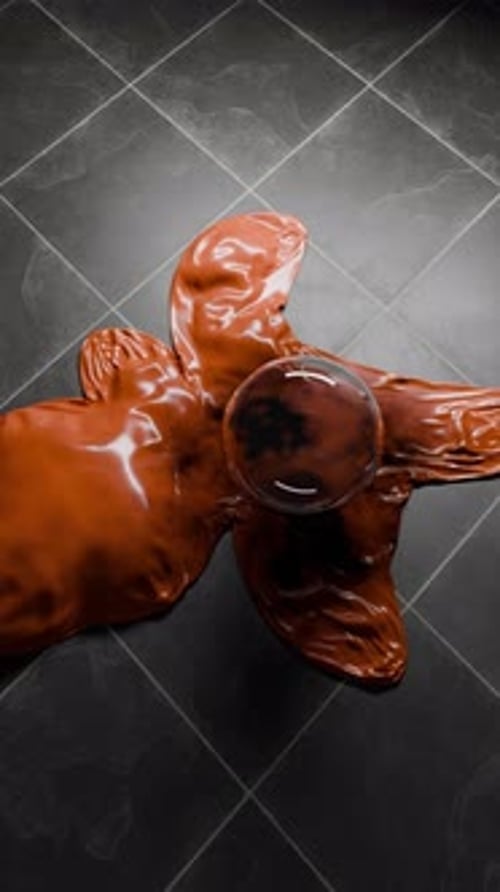 3D Rendering of Cloth Shapes Floating