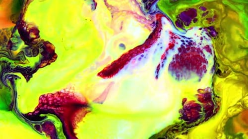Abstract Fluid Colors in Motion, Artistic Background