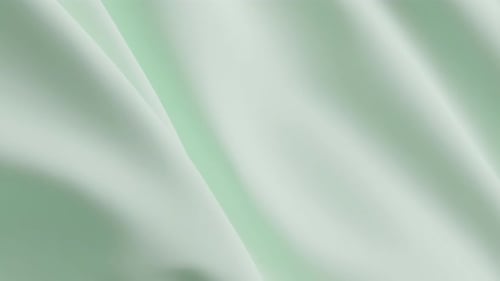 Abstract Tenderness Green Silk Background Luxury Wave Cloth Satin Pastel Color Fabric Milk Liquid