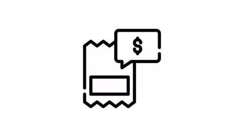 Animation File Invoice Icon