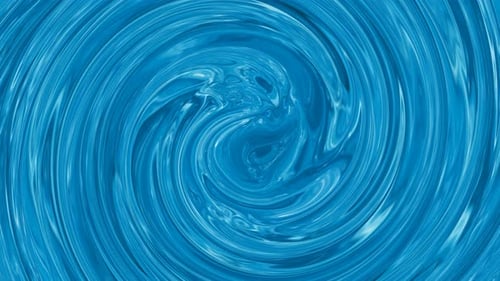 Animated twirl liquid color glossy background. Twisted colorful shiny motion design. Vd307
