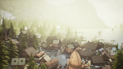 Pueblo vikingo en el verano 2K