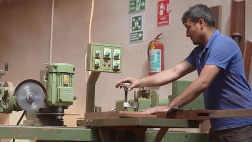 Woodworking Machine Process