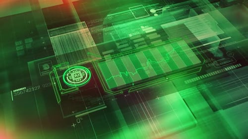 Animation on the Topic of Artificial Intelligence Data Visualization