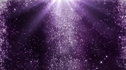 Ice Purple Particles Column Loop