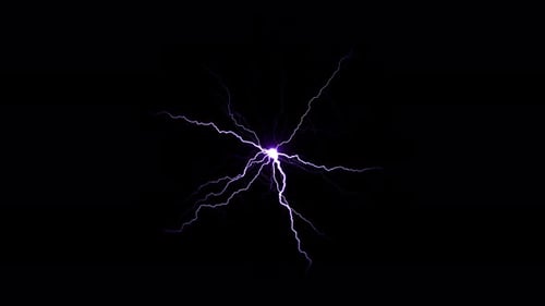 Lightning for plasma ball, electric lightning background