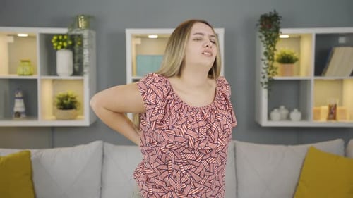 Woman with Back Pain.