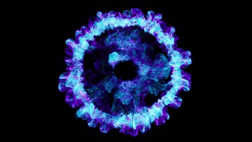 Fluid Energy Burst Reveal Transition