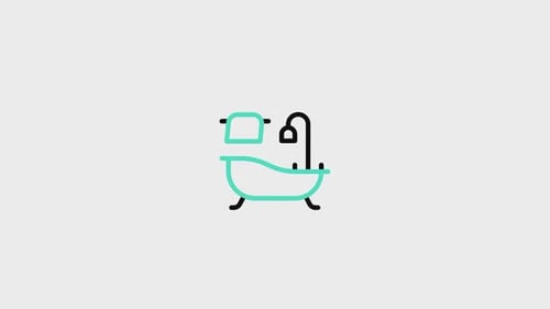 Bathtub Animated Icon V2