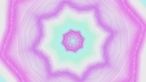 Vibrant Abstract Kaleidoscope Pattern Background Animation