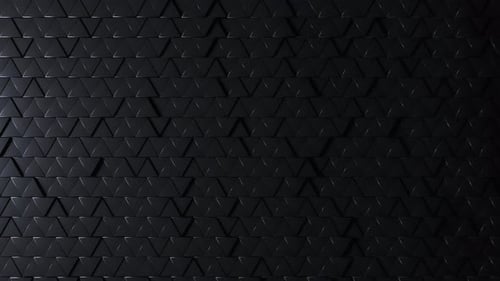 Fundo de formas geométricas abstratas. Superfície de mosaico 3D com triângulos em movimento.