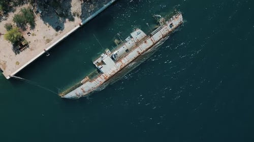 Abandoned War Ship in Sea 3