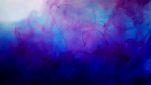 Ink Splash Colors Drop Liquid Blau Rosa Farbe Abstrakt
