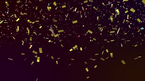 Falling Confetti Celebration Background Animation
