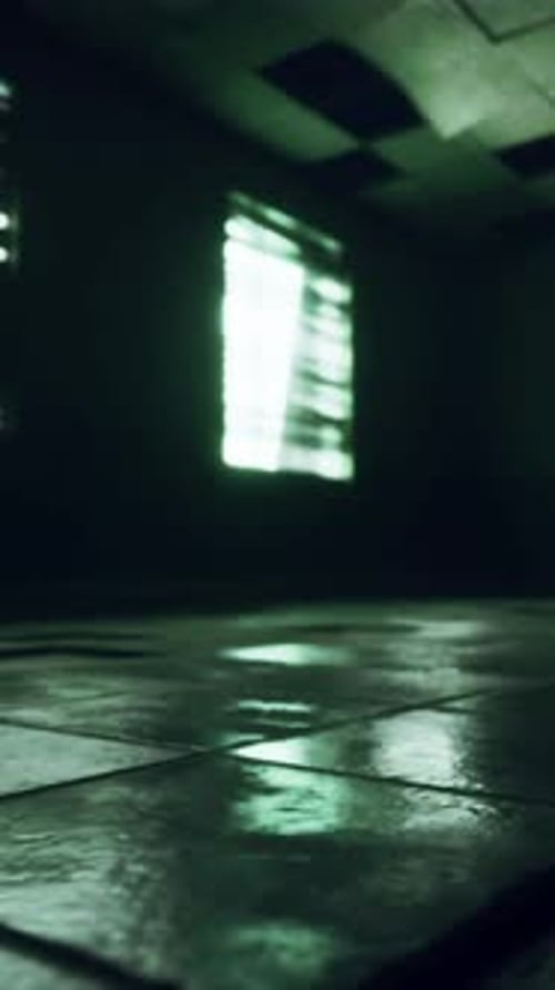 Interior of Hospital in Pripyat Abandoned City in Chernobyl